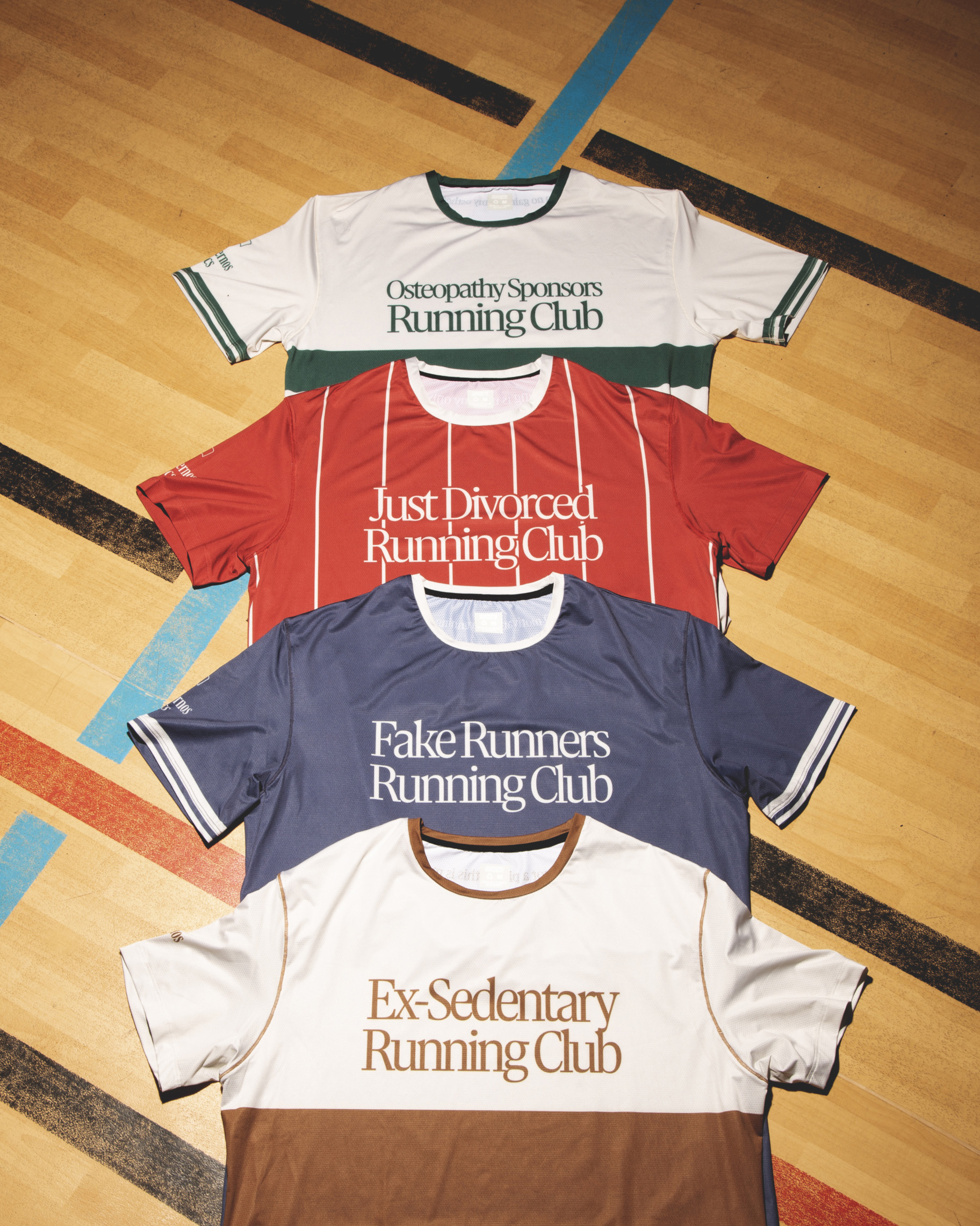 PutosModernos Running Club Tshirt series Fonts In Use — free download